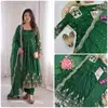 Ssc 718 Fandy Silk Embroidery Sequence Work Readymade Suits